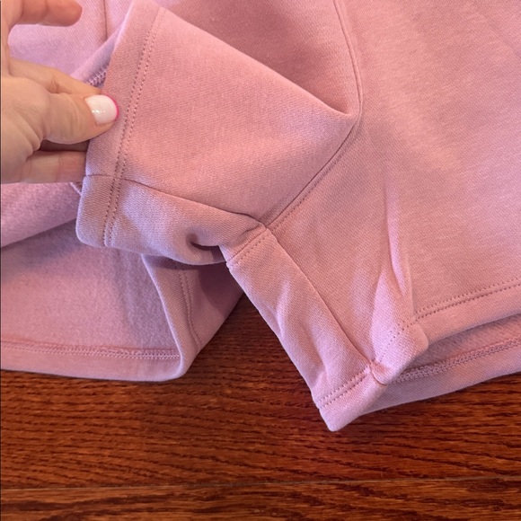 Under Armour Women's Light Pink 4” Essential Fleece Athletic Shorts Sz XL! - Picture 4 of 7